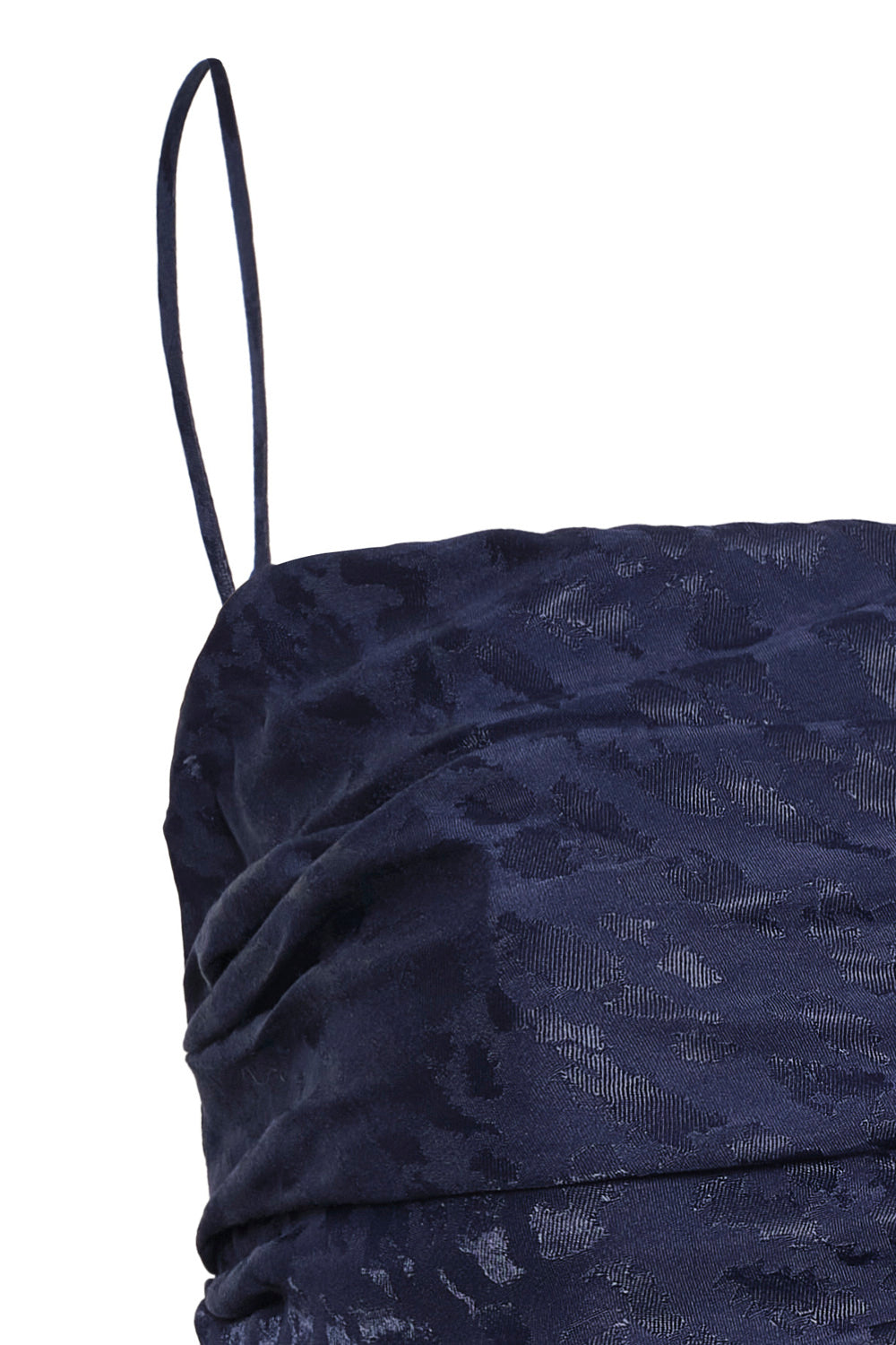 Maia Crop Top Navy Blue