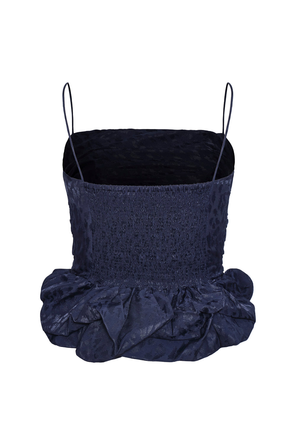 Maia Crop Top Navy Blue