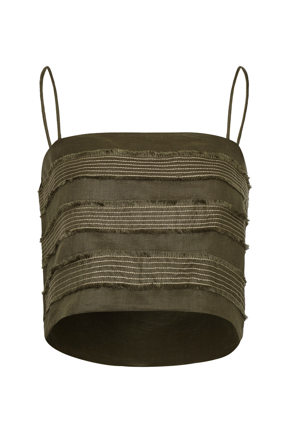 Eter Crop Top Olive Green