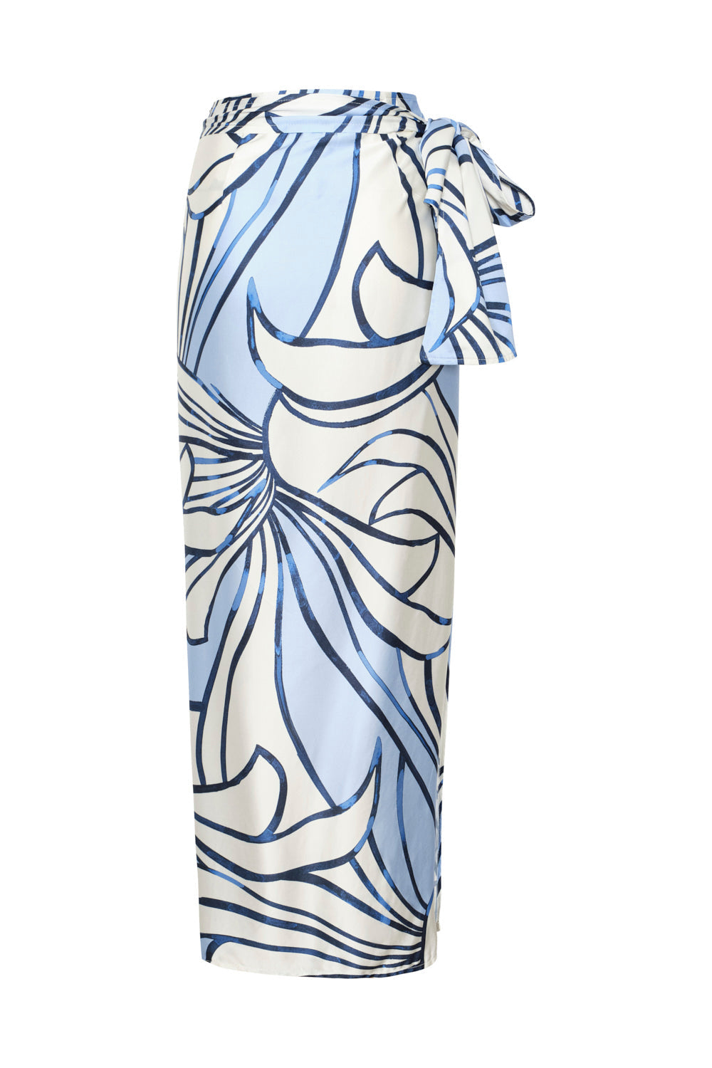 Samoa Skirt Ivory Blue