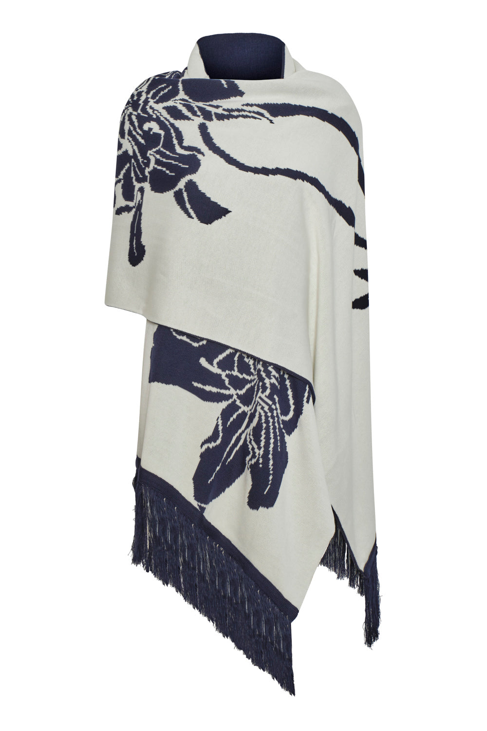 Yu Moon Scarf Blue Natural