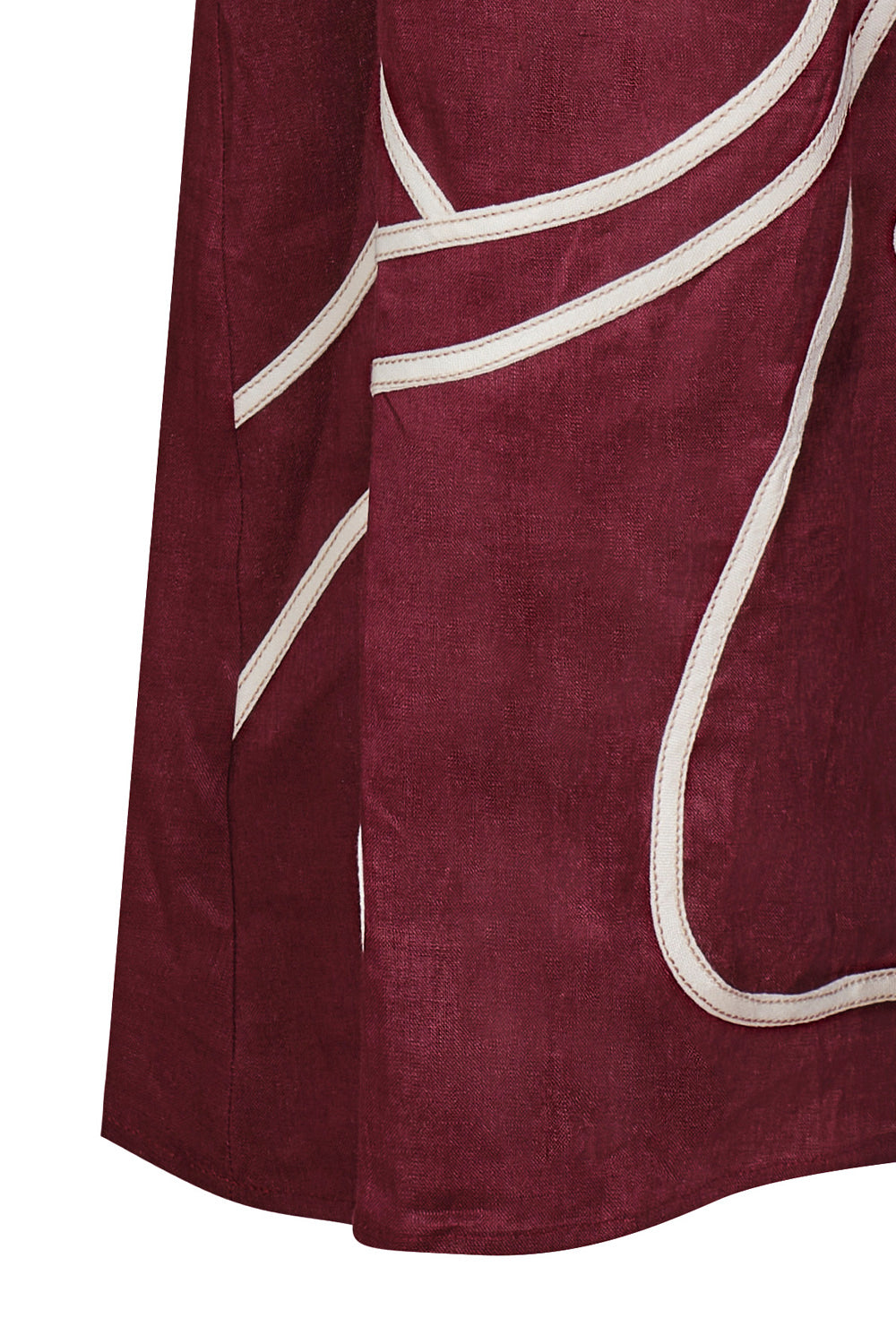 Santorini Skirt Burgundy