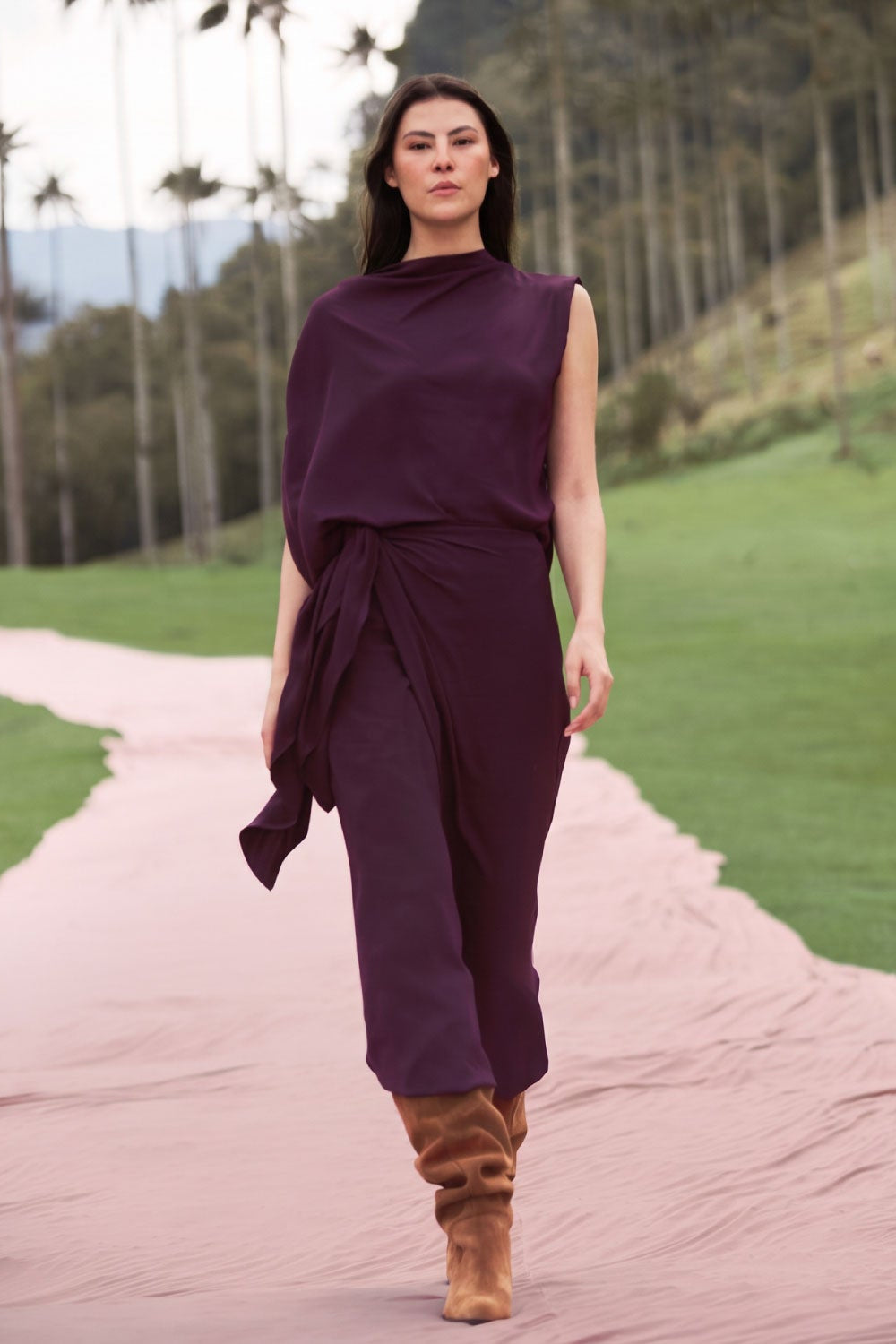 Valle Dorado Pants Dark Purple