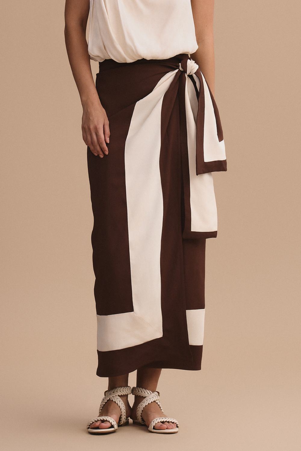 Verona Skirt Chestnut Brown
