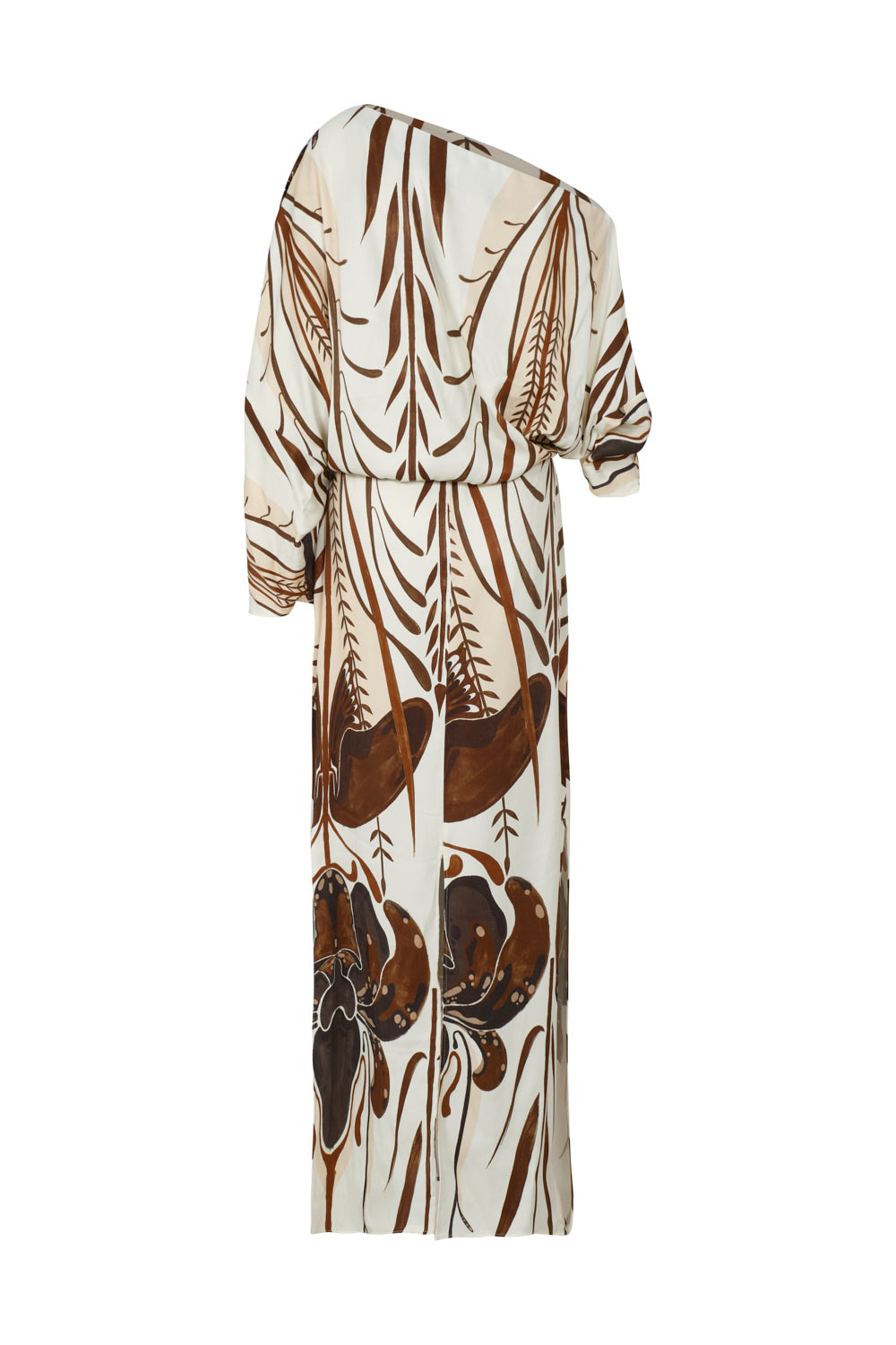Vestido Chengdu color café marfil