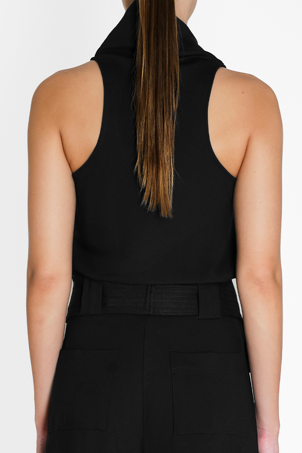 Blusa Noche de lirios - Negro