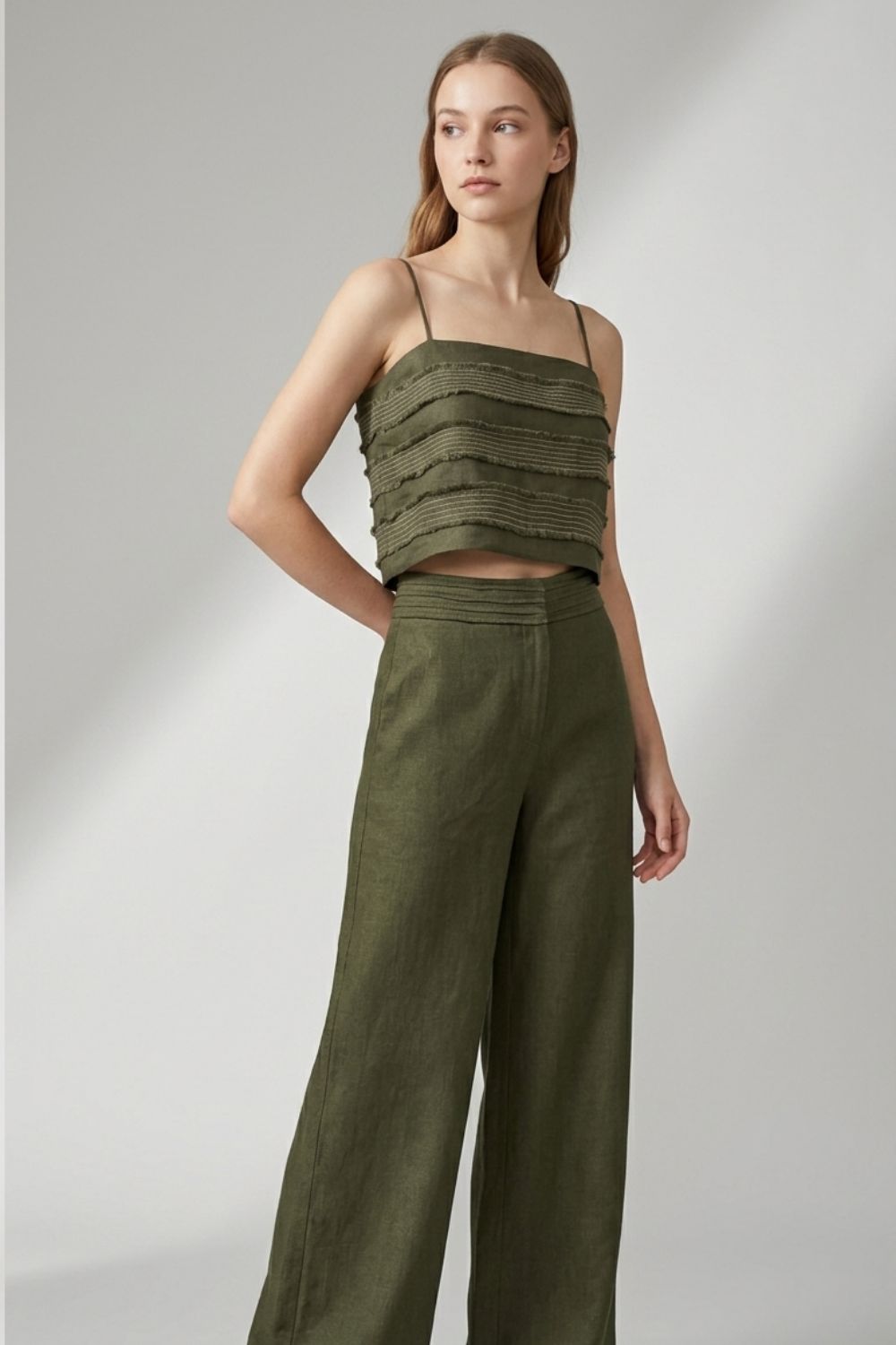 Burgos Pants Olive Green