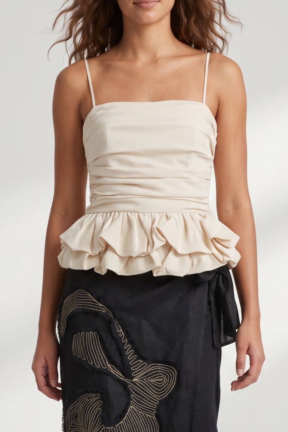 Maia Crop Top Pearl